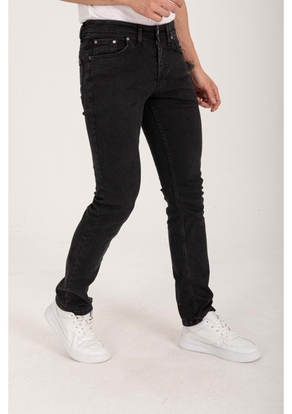 Koyu Füme Regular Fit Erkek Kot Pantolon fırsatları