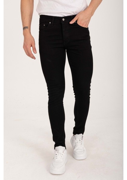 Shef Denım Siyah Slim Fit Erkek Kot Pantolon