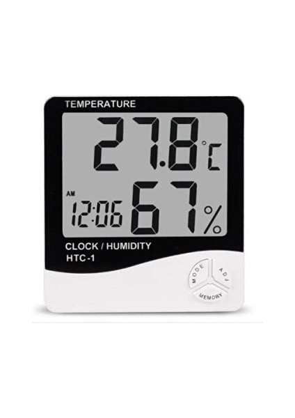 Dijital Termometre Oda Isı Sıcaklık ve Nem Ölçer