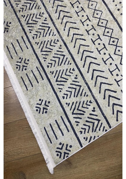 Modern Halı ve Yolluk Dokuma Taban Yıkanabilir Kaymaz Halı Ipeksi-51