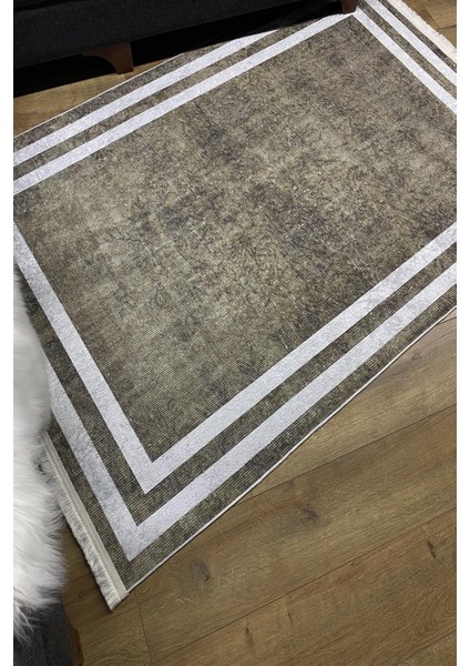 Yeni Model Modern Halı ve Yolluk Dokuma Taban Yıkanabilir Kaymaz Halı Ipeksi-88