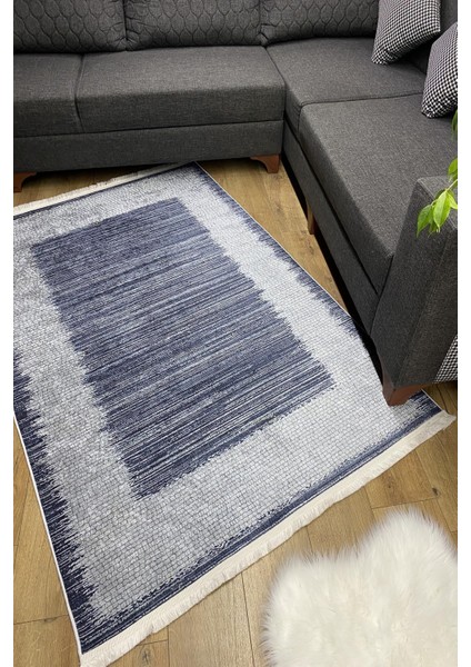 Yeni Model Modern Halı ve Yolluk Dokuma Taban Yıkanabilir Kaymaz Halı Ipeksi-60