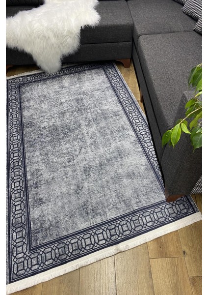 Yeni Model Modern Halı ve Yolluk Dokuma Taban Yıkanabilir Kaymaz Halı Ipeksi-69
