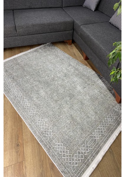Yeni Model Modern Halı ve Yolluk Dokuma Taban Yıkanabilir Kaymaz Halı Ipeksi-80