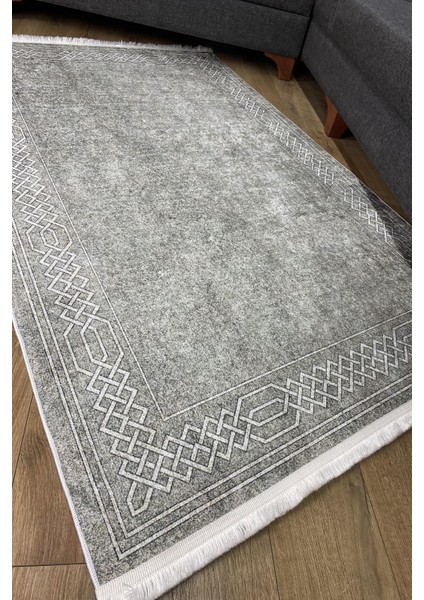 Yeni Model Modern Halı ve Yolluk Dokuma Taban Yıkanabilir Kaymaz Halı Ipeksi-80