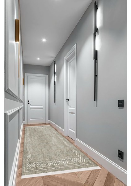 Yeni Model Modern Halı ve Yolluk Dokuma Taban Yıkanabilir Kaymaz Halı Ipeksi-80