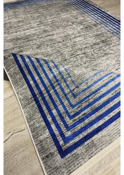 Yeni Model Modern Halı ve Yolluk Dokuma Taban Yıkanabilir Kaymaz Halı Ipeksi-26