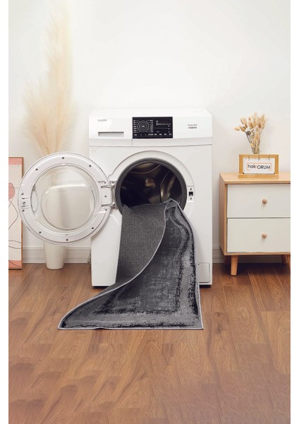 Yeni Model Modern Halı ve Yolluk Dokuma Taban Yıkanabilir Kaymaz Halı Ipeksi-32