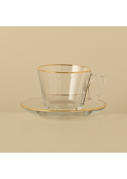 Bella Maison Premium 2'li Çay Fincan Seti Gold (195 Cc)