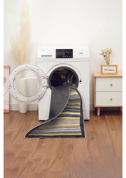 Yeni Model Modern Halı ve Yolluk Dokuma Taban Yıkanabilir Kaymaz Halı Ipeksi-37