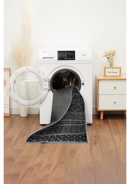 Yeni Model Modern Halı ve Yolluk Dokuma Taban Yıkanabilir Kaymaz Halı Ipeksi-67