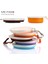 Kombinasyon 02 Stili Me.fam Yeni 270ML Açık Silikon Katlanır Su Bardağı ile Lanyardlid Geri Çekilebilir Seyahat Mini Kahve Fincanları Taşınabilir Gargara Copa (Yurt Dışından) 3