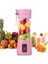 Turuncu Mannual Tipi Stili 800ML Taşınabilir Mikser USB Blender El Sıkacağı Makinesi Smoothie Mini Mutfak Robotu Blender Meyve Sıkacağı Fincan Ev Için (Yurt Dışından) 3
