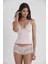 Penye Atlet Külot Kadın Iç Çamaşırı Takımı 332 - Pudra 1