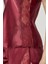 Saten Dantelli Şort Babydoll Takım 438 - Bordo 2