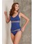 Penye Atlet Külot Kadın Iç Çamaşırı Takımı 300 - Lacivert 1