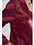 Pierre Cardin Saten Dantelli Pijama Takımı 1438 - Bordo 4