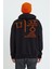 Sweatshirt Erkek Kadın Unisex Kapüşonlu Flok Baskılı Kanguru Cepli Twılls 1