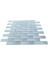 Mutfak Tezgah Arası Kristal Cam Mozaik. Cam Ölçüsü: 23X98X4 Mm. File Ölçüsü: 30X30 Cm. Renk: Beyaz-Siyah Gümüş Efekt. ( 1 Koli = 11 File Karo = 1 m2 fiyatıdır ) 3
