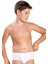 Erkek Çocuk Beyaz Pamuklu 3 Lü Slip Külot 753 1