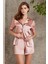 Saten Biyeli Pijama Takımı 1205 - Brandy 1