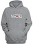 Unisex Lover Baskılı Gri Normal Kalıp Şardonlu Kalın Sweatshirt 1