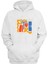 Unisex Fature, Mel Cerri Baskılı Beyaz Normal Kalıp Şardonlu Kalın Sweatshirt 1