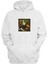 Unisex Hooligan Friends Baskılı Beyaz Normal Kalıp Şardonlu Kalın Sweatshirt 1