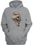 Unisex Sad But True, Metallıca Baskılı Gri Normal Kalıp Şardonlu Kalın Sweatshirt 1