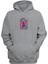 Unisex Bad Bunny Baskılı Gri Normal Kalıp Şardonlu Kalın Sweatshirt 1