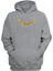 Unisex Black Panther Kolye Baskılı Gri Normal Kalıp Şardonlu Kalın Sweatshirt 1
