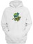 Unisex Ninja Kaplumbağlar Leo Baskılı Beyaz Normal Kalıp Şardonlu Kalın Sweatshirt 1