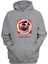 Unisex Colorful Eye Illustration Baskılı Gri Normal Kalıp Şardonlu Kalın Sweatshirt 1