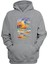 Unisex Seasıde,smile Baskılı Gri Normal Kalıp Şardonlu Kalın Sweatshirt 1