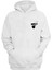 Unisex Basket, Swish Baskılı Beyaz Normal Kalıp Şardonlu Kalın Sweatshirt 1