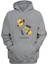 Unisex No More Rules 57 Baskılı Gri Normal Kalıp Şardonlu Kalın Sweatshirt 1