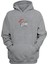 Unisex Paranoıa Gözler Baskılı Gri Normal Kalıp Şardonlu Kalın Sweatshirt 1