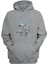 Unisex Poison Akrep Baskılı Gri Normal Kalıp Şardonlu Kalın Sweatshirt 1