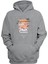 Unisex Peak Popularity Baskılı Gri Normal Kalıp Şardonlu Kalın Sweatshirt 1