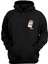 Unisex Pack Of Cigarettes Baskılı Siyah Normal Kalıp Şardonlu Kalın Sweatshirt 1