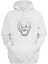Unisex Cartoon Character Duck Baskılı Beyaz Normal Kalıp Şardonlu Kalın Sweatshirt 1