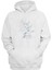 Unisex Love And Peace ,güvercin Baskılı Beyaz Normal Kalıp Şardonlu Kalın Sweatshirt 1
