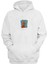 Unisex Spidey Kartlar Baskılı Beyaz Normal Kalıp Şardonlu Kalın Sweatshirt 1