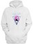 Unisex Anime Karakteri Antı Socıal Baskılı Beyaz Normal Kalıp Şardonlu Kalın Sweatshirt 1