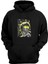 Unisex Davut Heykeli Baskılı Siyah Normal Kalıp Şardonlu Kalın Sweatshirt 1