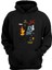 Unisex Pıck The Money, Burn Baskılı Siyah Normal Kalıp Şardonlu Kalın Sweatshirt 1