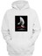 Unisex White Dove, Free Fly Baskılı Beyaz Normal Kalıp Şardonlu Kalın Sweatshirt 1