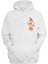 Unisex 3 Ahtapot Baskılı Beyaz Normal Kalıp Şardonlu Kalın Sweatshirt 1
