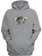 Unisex Araba Yarışı Vosvos Baskılı Gri Normal Kalıp Şardonlu Kalın Sweatshirt 1
