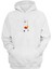 Unisex Kahve ve Enerji Baskılı Beyaz Normal Kalıp Şardonlu Kalın Sweatshirt 1